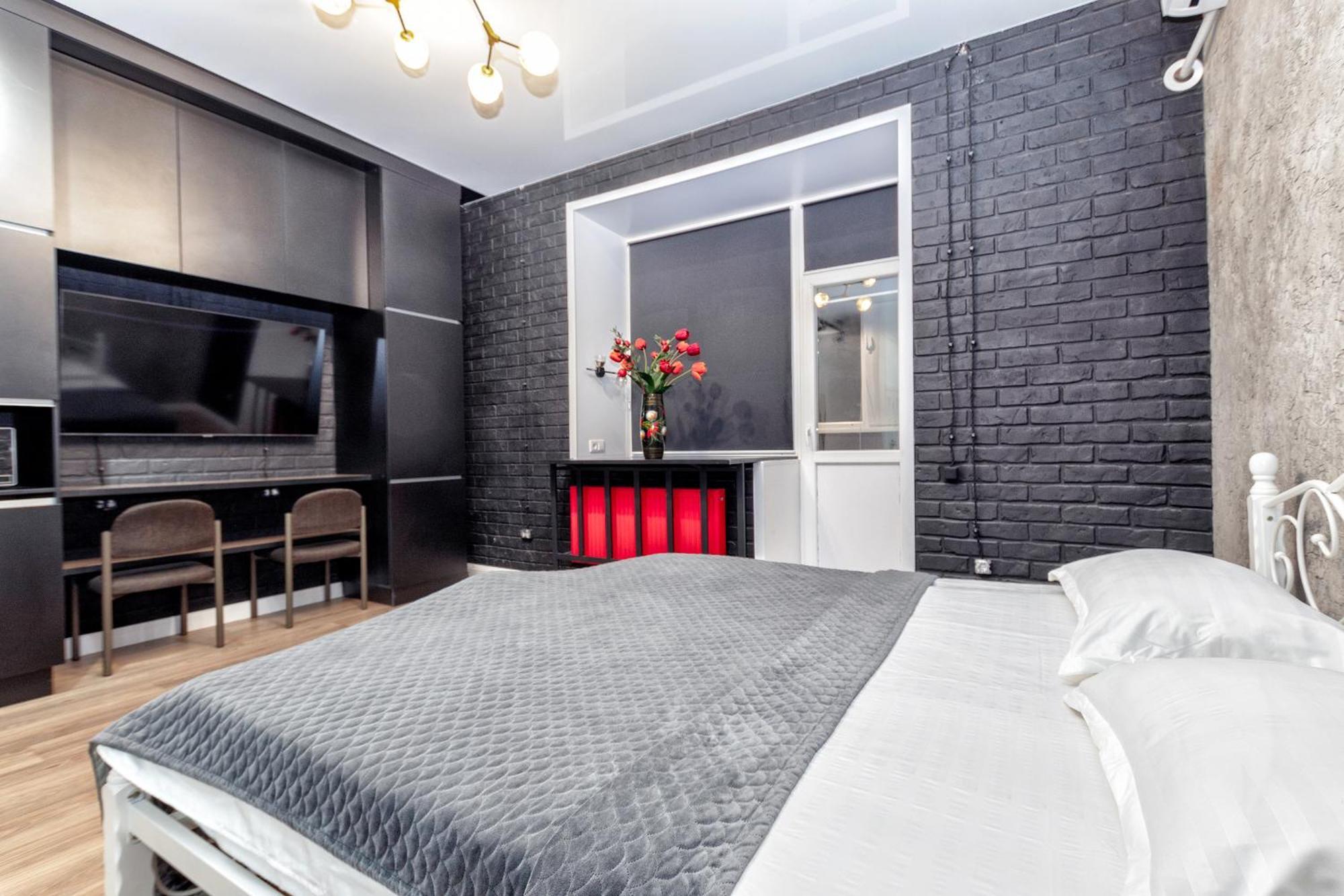 Студия С Дизайнерским Ремонтом В Элитном Доме Pavlodar Extérieur photo